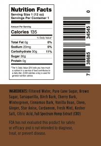 Root Beer CBD Soda